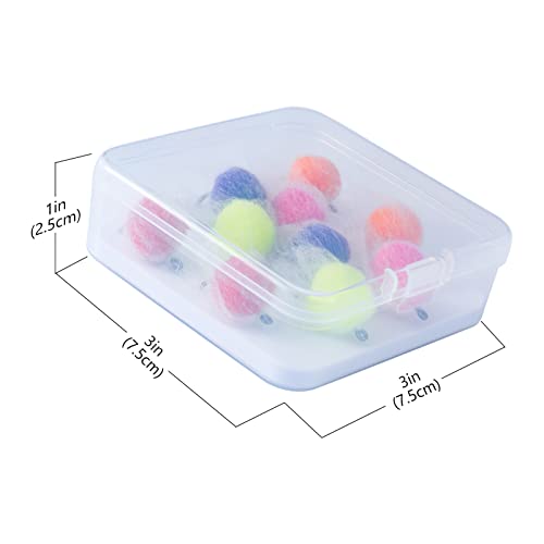 BASSDASH Fly Fishing Wet Flies Streamers Nuke Eggs for Trout Steelhead Salmon Fishing, Fly Lure Kit with Box - size: #6