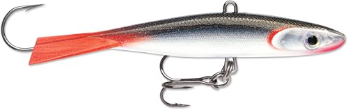 Rapala Jigging Shadow Rap Vertical Jigging Ice Fishing Lure, 3.5", 5/8 oz, Perch Walleye Trout - color: Silver