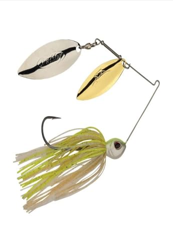 Berkley Power Blade Standard Fishing Spinnerbaits - color: E2 Magic/Gold + Silver, size: 3/8 oz - Willow Willow