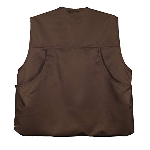 Gamehide Upland And Dove Lightweight Hunting Vest - color: Dark Brown, size: Large