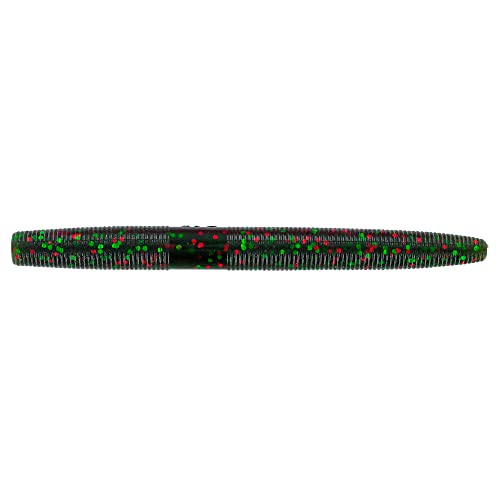 Gary Yamamoto YAM - color: WATERMELON W/ RED & GREEN FLAKE, size: 4 Inch