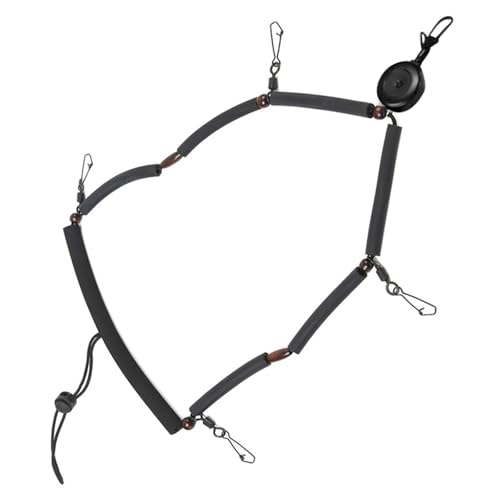 Tool Holder Lanyard Fly Fishing Accessories Multifunction Fly Fishing Lanyard Necklace with Clip and Retractor Tool Holder Neck Strap