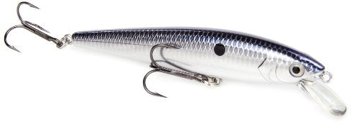 Strike King KVD Jerkbait 2 Hook - color: Chrome Blue, size: 4.5 in, 3/8 oz