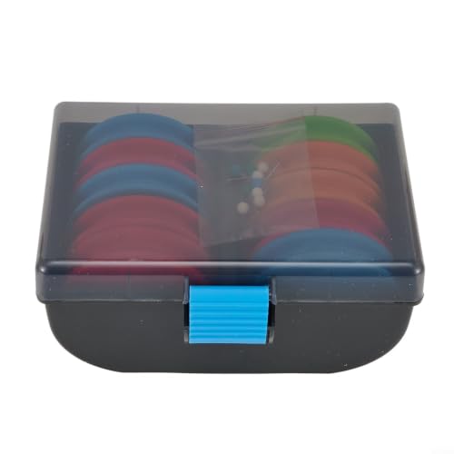 20-Pack EVA Foam Rig Winders With Storage Box ABS Plastic Line Spool Holder Kit For Sea Fishing Tackle Organization Portable Lightweight Design