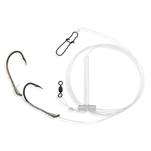 Aqua-Clear Hi-Lo Tandem Rig - color: Mono 36 in / 92.4 cm, style: 6/0 Bait Holder