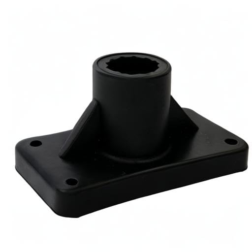Twin Pack Rod Holder with 2 Side Mounts and 2 Bottom Mounts Adjustable Boat Fishing Rod Holder
