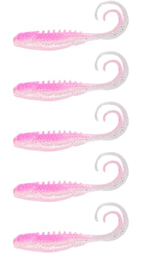 Northland Tackle PAN-Candy GRUB - color: PINK SILVER