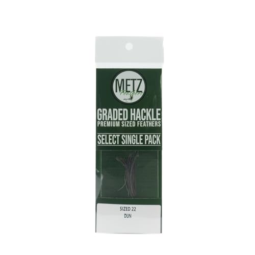 Metz Select Hackle Single Pack - color: Dun, size: 22