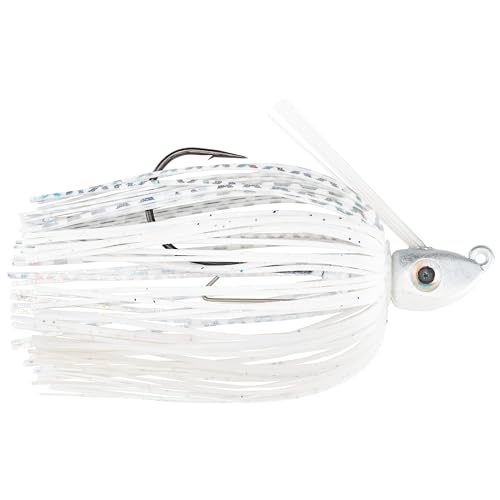 Strike King Tour Grade Swim Jigs Bait - color: 204 - White, size: 1/4 oz