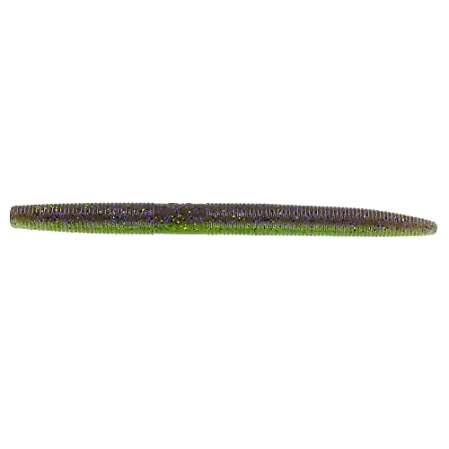 Yamamoto 5" Senko Soft Stick Bait, 10-Pack, Bass Fishing Soft Plastic Lure, Multiple Colors - color: BLUEGRASS
