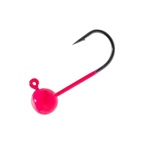 Fly Tying Jig Heads - color: Fluorescent Pink, size: 1/8 OZ 50PCS