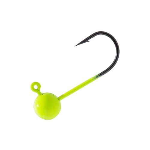 Fly Tying Jig Heads - color: Fluorescent Chartreuse, size: 1/8 OZ 50PCS