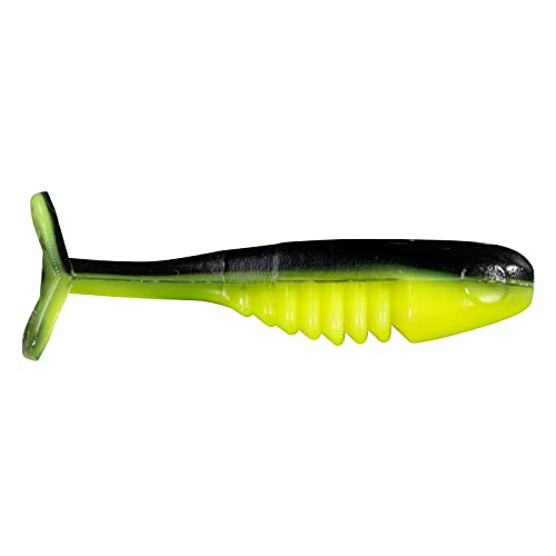 Bobby Garland Itty Bit Slab Huntr Natural Minnow Shape Ribbed Fishing Lure, 1 Inch, 1/4 Ounce - color: Lights Out