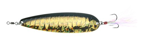 Nichols Lures Lake Fork Flutter Spoon - color: Golden Shiner, size: 4"/3/4 oz