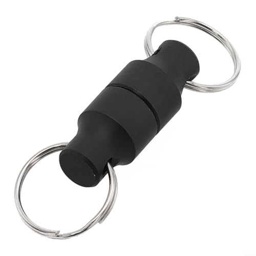 Magnetic Net Release with Carabiner for Fly Fishing, Aluminum Alloy Magnet Clip Holder with Retractable Lanyard for Securing Nets or Tools in Freshwater and Saltwater Angling