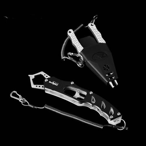 8.5" Fish Lip Gripper, Fish Gripper, Heavy Duty Stainless Steel Fishing Grabber, Fishing Gear, Saltwater, Fishing Tool, Fishing Gifts