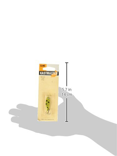 Acme Kastmaster Fishing Lure Hammered Gold 1 Oz - color: Frog, size: 1/2 oz.