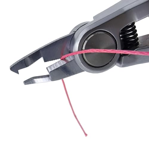 Precisions Fishing Scissors Line Cutter with Line Cutter Rings Opener Compacts Design for Fishing Braided Lines Cutting Nipper Scissors