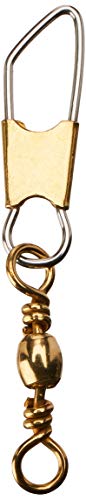 Eagle Claw Barrel Swivel with Safety Snap - color: Multi, size: 18 Inch ,12 count