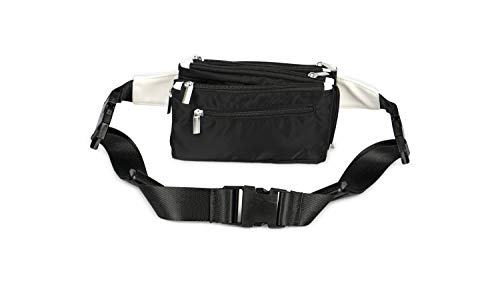 Alexander Bagger Elegant Waist Bag – Water-Resistant, Adjustable Fanny Pack with 4 Pockets for Running, Hiking & Travel; Carries Sports Gear (Golf, Baseball, Hockey, Polo, Rifles, Fishing Gear)