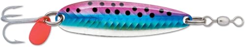 Luhr Jensen Krocodile Spoon w/Treble Hook - style: Rainbow Trout, 5/8 Oz - 2 3/4 Inch