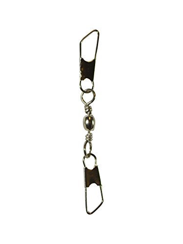 In the Breeze 25 Lb Double Snap Barrel Swivels - Spinning Swivel - 12Piece - size: 25lb