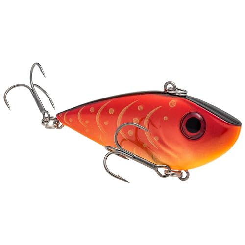 Strike King Red Eyed Shad Fishing Lure - color: Rayburn Red Craw, size: 0.5 ounce