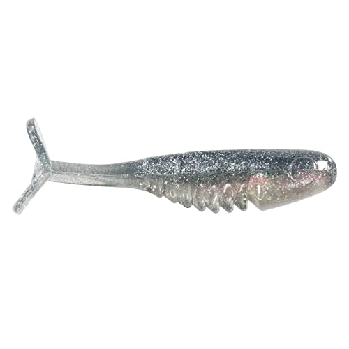 Bobby Garland Itty Bit Slab Huntr Natural Minnow Shape Ribbed Fishing Lure, 1 Inch, 1/4 Ounce - color: Live Minnow