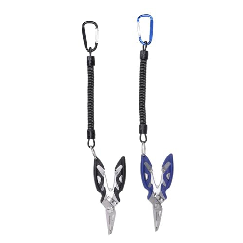 Gardening Supplies Fishing Pliers Spring Handlebraid Scissors Pliers Stainless Steel Fishing Gear Set Convenience and Control Fishing Tool As Wire and Braid Cutter Fish Gripper