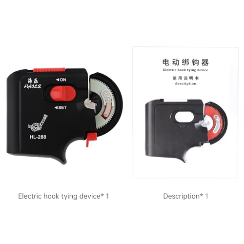 Automatic Fishing Hook Tier Machine, Electric Device Fast Tying Tyer, Fishing Hook Line Tyer Machine Tying Device, Bundle Tie Knot Tools