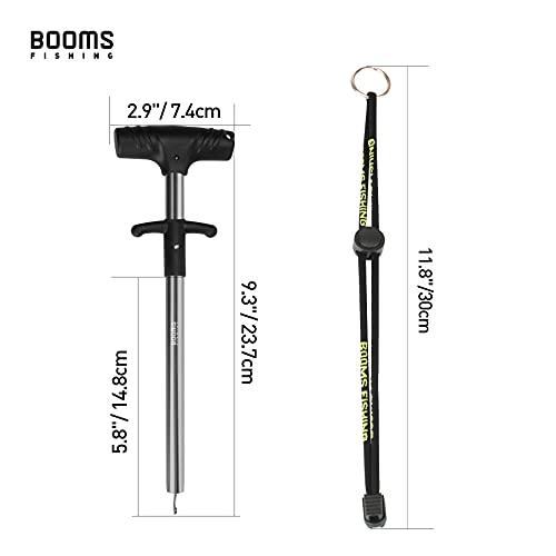 Booms Fishing R2 Hook Remover Squeeze-Out Fish Hook Tools 3 Colors Available - color: 10inches Black