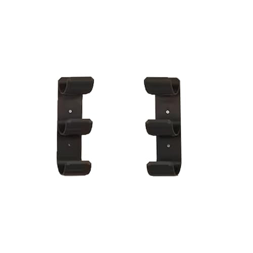 Fishing Pole Holders, Triple Tube Wall Mount Storage Organizer for 2.5 Inch Fly Fishing Rod Tubes, Wall-Mounted Display Rack for Saltwater Fly Rod Tubes, Canvas Tubes