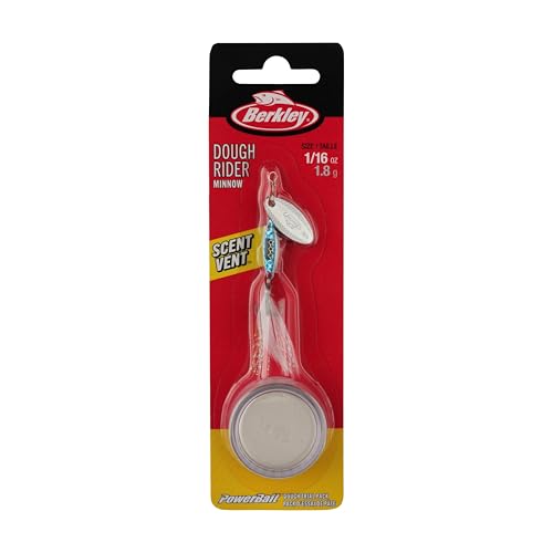 Berkley Berkley Dough Rider Minnow - color: Metallic Blue, size: 1/16 oz - 12 Hook Size