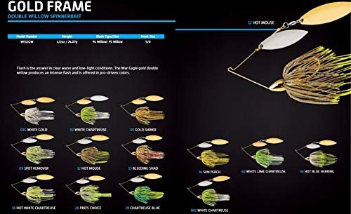 WAR Eagle Custom Lures War Eagle - color: White Chartreuse