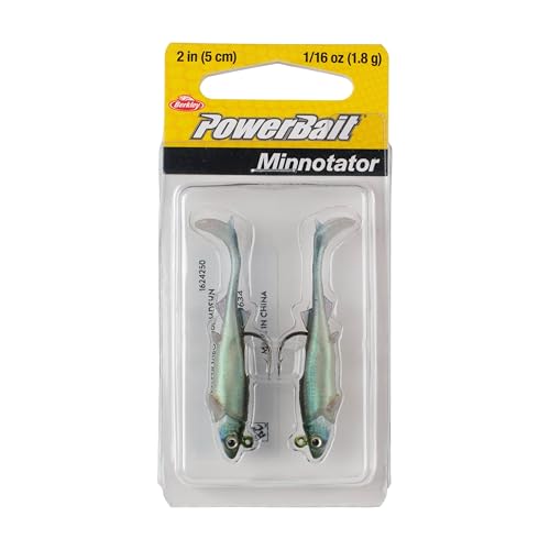 Berkley PowerBait Minnotator Fishing Soft Bait - color: HD Emerald Shiner, size: 2 in - 1/16 oz