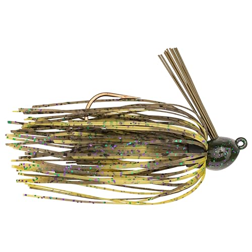 Strike King Bitsy Bug Jig Fishing Lure, Premium Silicone Skirts - color: Candy Craw, size: 1/8 oz