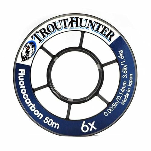 Trouthunter Fluorocarbon Tippet - 50 Meter Spools - size: 3X