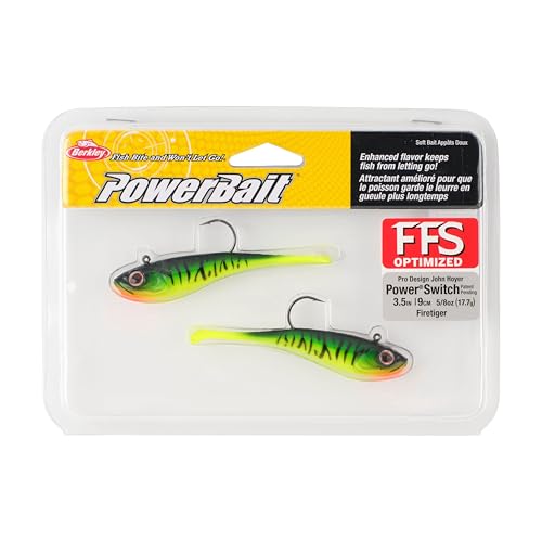 Berkley PowerBait Power Switch Fishing Soft Bait - color: Firetiger, size: 3 1/2in - 5/8 oz