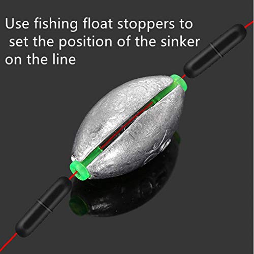 TOASIS Fishing Steel Weights Rubber-core Tube Sinkers - style: 20g/0.7_oz-10pcs