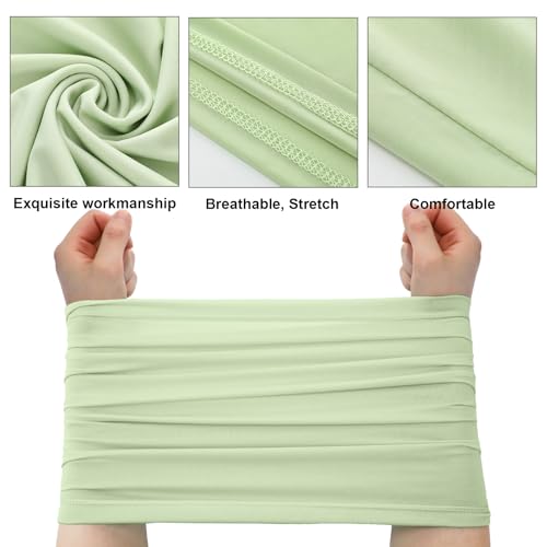 Geyoga Summer UV Protection Cooling Neck Gaiter | Sunscreen Breathable Face Scarf Bandana Mask Neck Gaiter for Outdoor Fishing Hiking Camping - color: Light Color