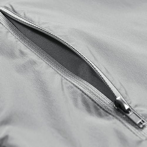 Fishing Vest - Fishing Vests for Men Zip Up Lightweight Sleeveless Utility Jackets Quick Dry Outwear Vests with Pockets - color: 01# Gray, size: Large