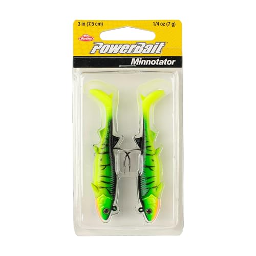 Berkley PowerBait Minnotator Fishing Soft Bait - color: Firetiger, size: 3 in - 1/4 oz