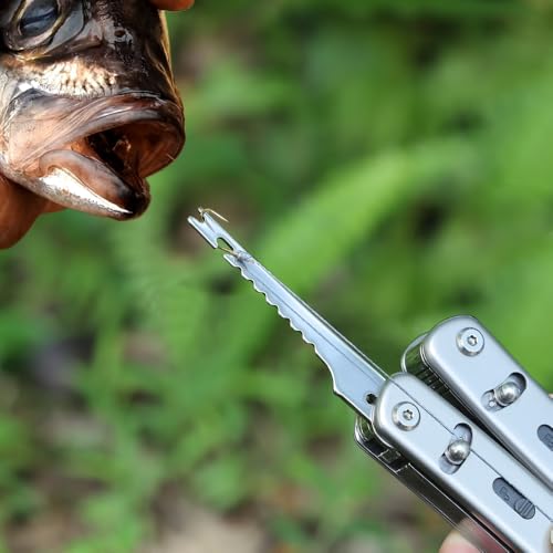 Roxon FT03 Build Your Own Multitool Accessory for Flex Multitool (Flat File, Fish Hook Remover & Scaler, Hook Sharpener Adjuster, Bicycle Spoke Wrench) Good for Fishing & Camping