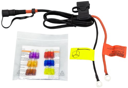 Gerbing 12V Battery Harness with 6 Color-coded Fuses – Replacement Battery Harness Compatible with 12V Heated Clothing