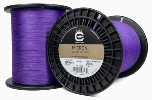 Cortland Micron Backing Fly Fishing, Purple, 250 YDS, 20lb