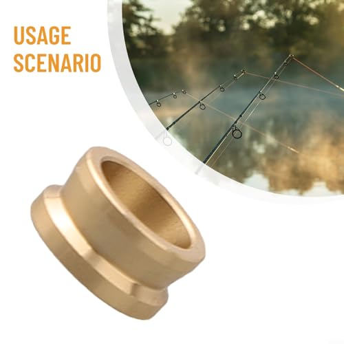Brass For Fishing Line Roller, Essential Part For Reel Repair, Smooth Accessory For Enhanced Line Functionality(9.7 * 7 * 5mm) - size: 9.7*7*5mm