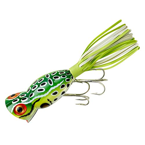 Arbogast Triple Threat Fishing Lure 3-Pack - Includes Jitterbug Lures and Hula Popper Lures - style: 2 Hula Popper, 1 Jitterbug