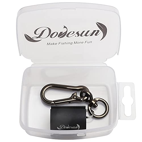 Dovesun Creek Rod Clips Wearable Fishing Rod Holder Clip Fly Fishing Pole Accessories 1PCS & 2PCS - color: Cylindrical-Black-1PCS