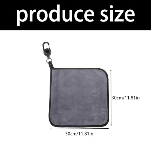 Quick Drying Anglers Towel with Adjustable Clip Light Weight Microfibers Fishing Towel for Hand Gear and Rod Care Light Weight Fishing for Travel