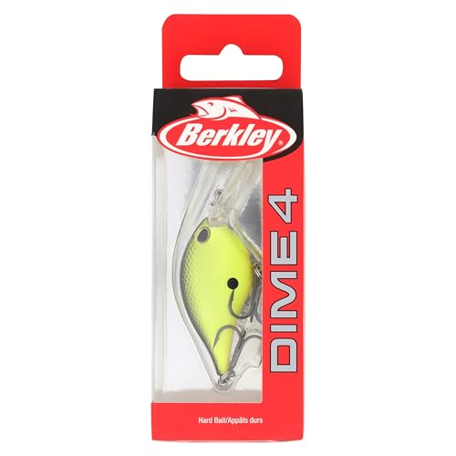 Berkley Dime Fishing Hard Bait - color: Black Chartreuse, size: 2in - 2/5 oz